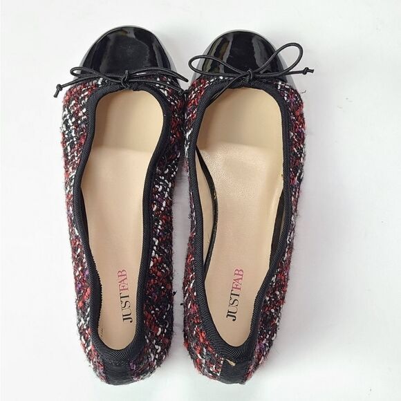JustFab Women's Multicolor‎ Vanity Ballet Flats Size 6 - Picture 2 of 7